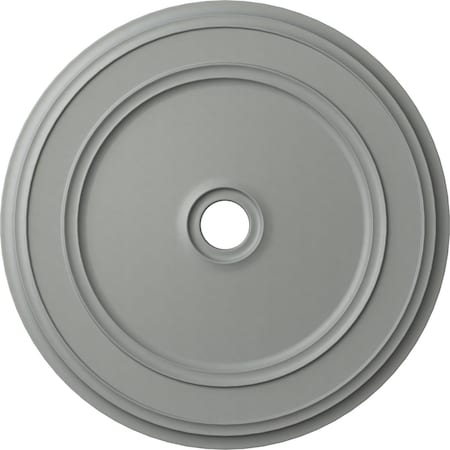 Ekena Millwork Classic Ceiling Medallion (Fits Canopies up to 5 1/2"), 41 1/8"OD x 4"ID x 2 1/8"P, Primed White CM41CL